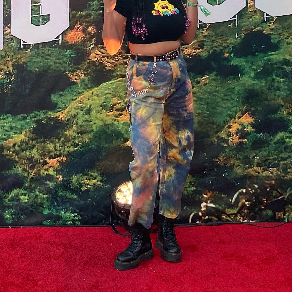 Dolls Kill Tie Dye Carpenter Pants